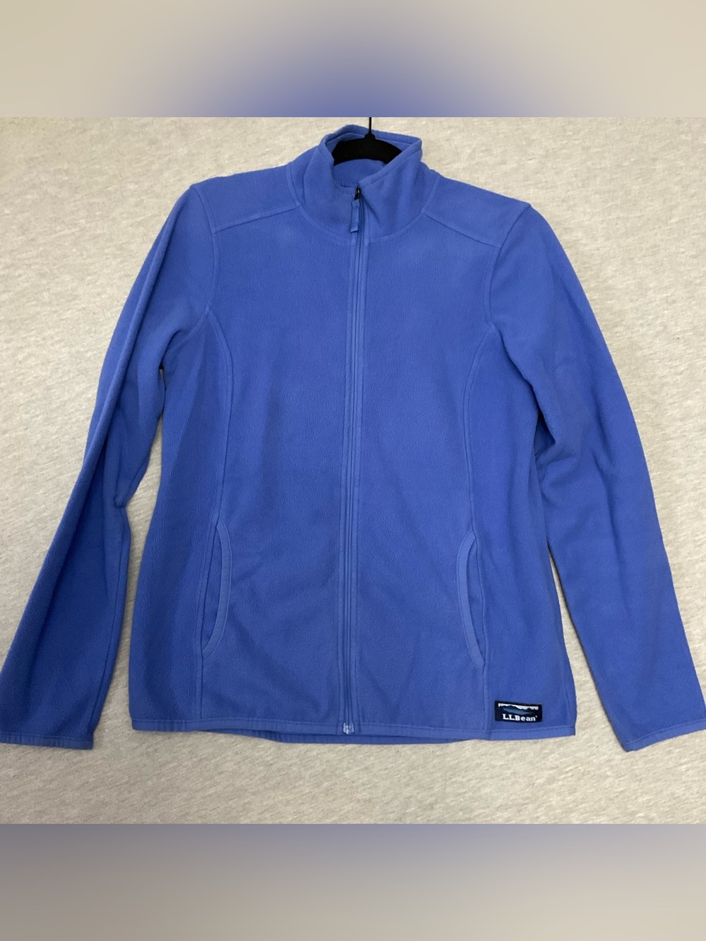 L.L. Bean Women's Bright Blue Full-Zip Fleece Jacket